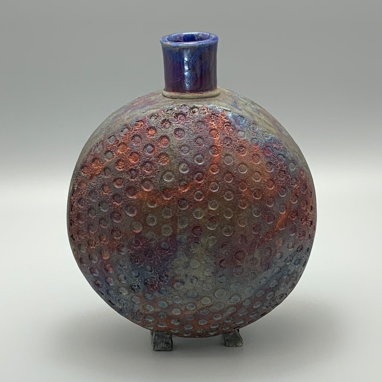 Metallic Raku Bottle